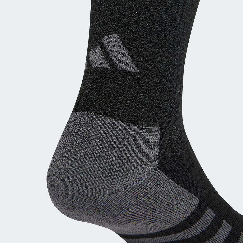 ADIDAS Sportsocken hoch 3 Streifen - schwarz 